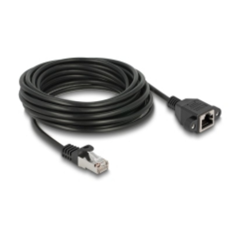 DeLOCK 90779 networking cable Black 5 m Cat6a S/FTP (S-STP)