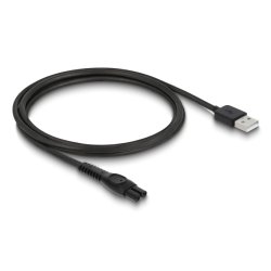 DeLOCK 90981 câble électrique Noir 1 m USB A 2 broches
