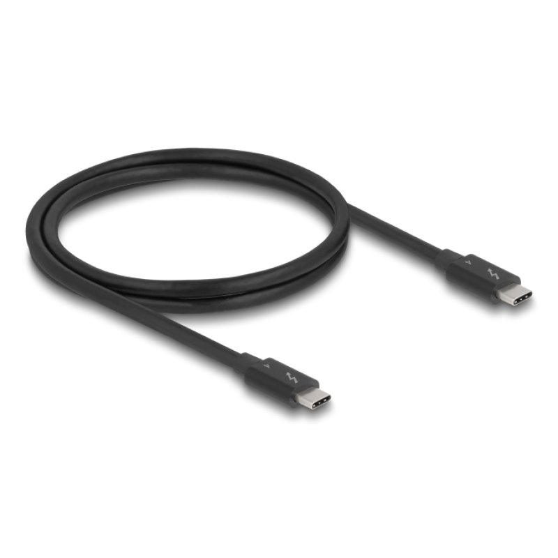 DeLOCK 81249 Câble Thunderbolt 1 m 40 Gbit/s Noir