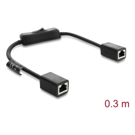DeLOCK 81565 câble de réseau Noir 0,3 m Cat6 F/UTP (FTP)