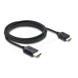 DeLOCK 81688 câble HDMI 2 m HDMI Type A (Standard) HDMI Type C (Mini) Noir