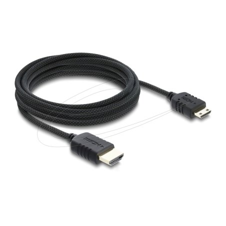 DeLOCK 81689 câble HDMI 3 m HDMI Type A (Standard) HDMI Type C (Mini) Noir