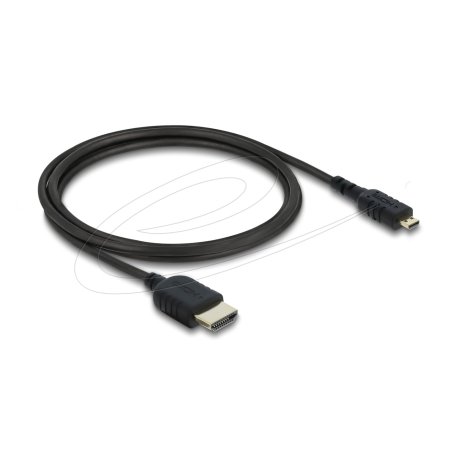 DeLOCK 81690 HDMI cable 1 m HDMI Type A (Standard) HDMI Type D (Micro) Black