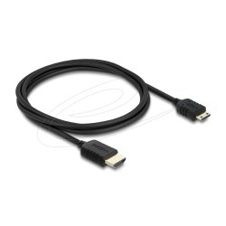 DeLOCK 81684 câble HDMI 1 m HDMI Type A (Standard) HDMI Type C (Mini) Noir