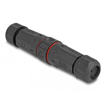 DeLOCK Connecteur de câble de fibre optique SC Simplex femelle à SC Simplex femelle OM4, étanche