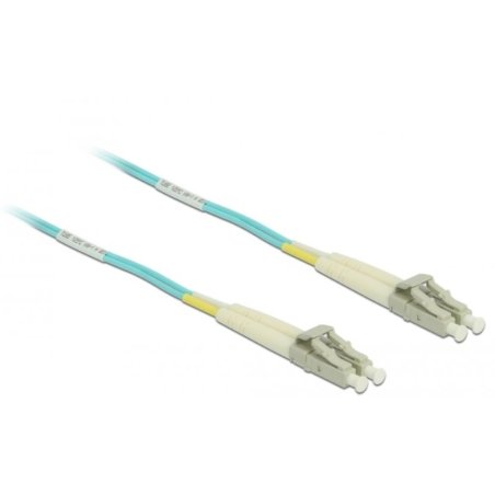 Delock Kabel Lichtwellenleiter LC zu LC Multimode OM3 0,5 m