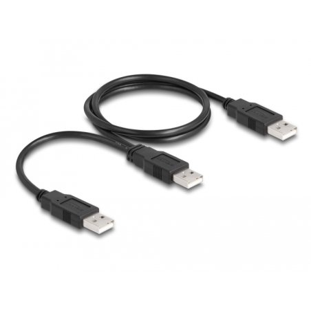 Delock USB 2.0 Kabel Typ-A zu 2 x Typ-A 70 cm
