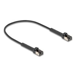 DeLOCK 80938 câble de réseau Noir 0,25 m Cat8.1 U/FTP (STP)