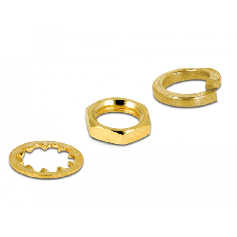 DeLOCK 90402 coaxial cable 0.2 m SMA MHF Black, Gold, Grey