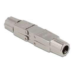 Delock Verbinder für Netzwerkkabel Cat.6A STP werkzeugfrei