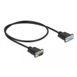 DeLOCK Câble Serial RS-232 D-Sub9 mâle à femelle 0,5 m