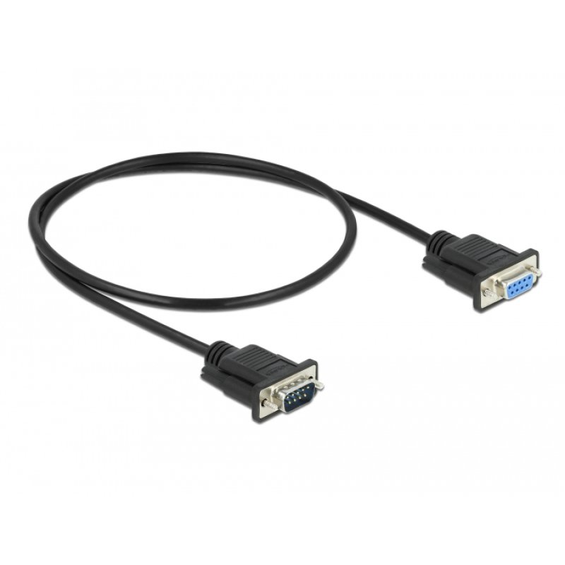 DeLOCK Câble Serial RS-232 D-Sub9 mâle à femelle 0,5 m