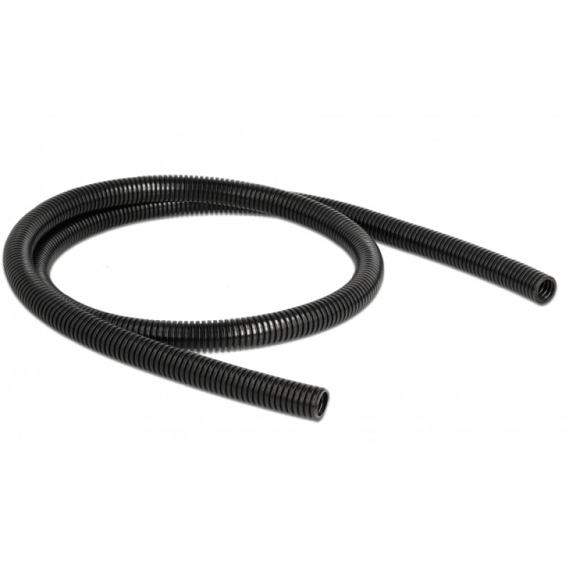 Delock Kabelschutzschlauch 1 m x 13 mm schwarz