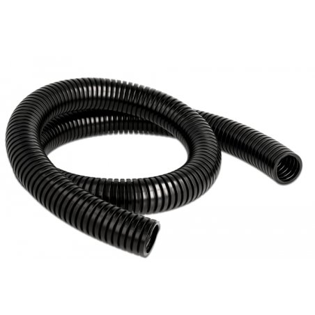 DeLOCK Manchon de protection de câble, 1 m x 28,5 mm, noir