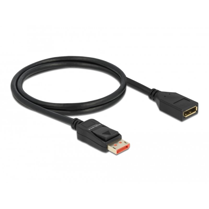 DeLOCK Câble d’extension DisplayPort 8K 60 Hz 1 m