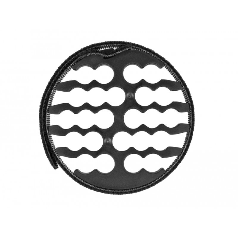 DeLOCK Organisateur de câbles avec serre-câble de scratch, noir