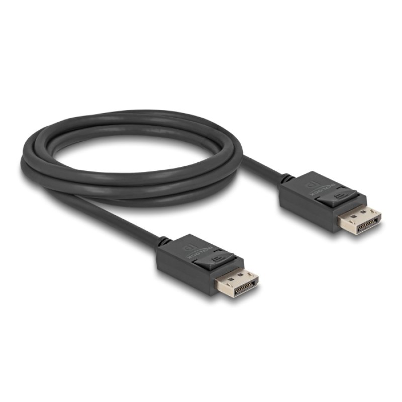 DeLOCK DisplayPort cable 8K 60 Hz 40 Gbps 2 m