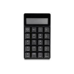 Delock 2 in 1 USB Typ-A Nummernblock mit Taschenrechner Funktion 2,4 GHz kabellos schwarz