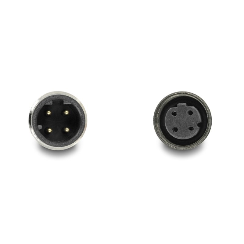 DeLOCK M12 Cable D-coded 4 pin male to female PUR (TPU) 5 m