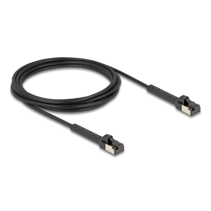 DeLOCK 80942 câble de réseau Noir 3 m Cat8.1 U/FTP (STP)