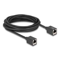 DeLOCK 90333 câble de réseau Noir 5 m Cat6a S/FTP (S-STP)