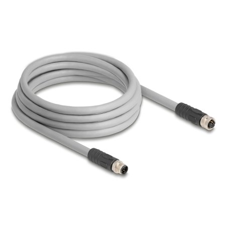 DeLOCK 80540 sensor/actuator cable 3 m RST M12 Grey
