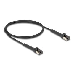 DeLOCK 80940 câble de réseau Noir 1 m Cat8.1 U/FTP (STP)