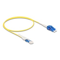 DeLOCK Optical Fiber Cable CS male to LC Duplex singlemode G657A2 / OS2 Uniboot 1 m