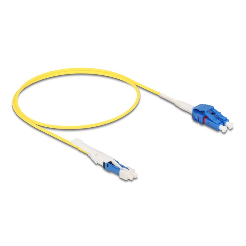 DeLOCK 88291 câble InfiniBand et à fibres optiques 0,5 m CS LC Bleu, Jaune