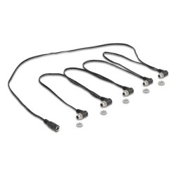 DeLOCK 90122 câble électrique Noir 0,762 m 5.5 x 2.1 mm 5 x 5.5 x 2.1 mm