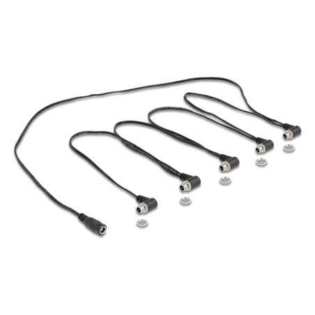DeLOCK 90122 câble électrique Noir 0,762 m 5.5 x 2.1 mm 5 x 5.5 x 2.1 mm