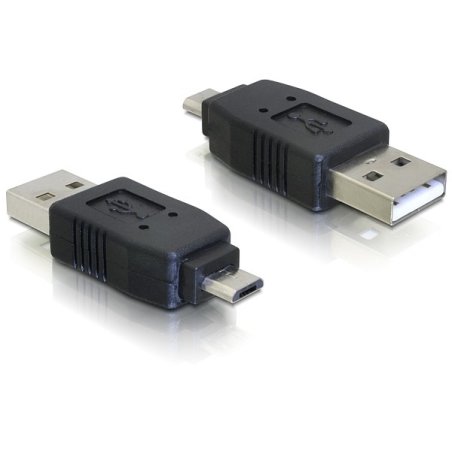 Delock Adapter USB 2.0 Typ Micro-B Stecker zu USB 2.0 Typ-A Stecker
