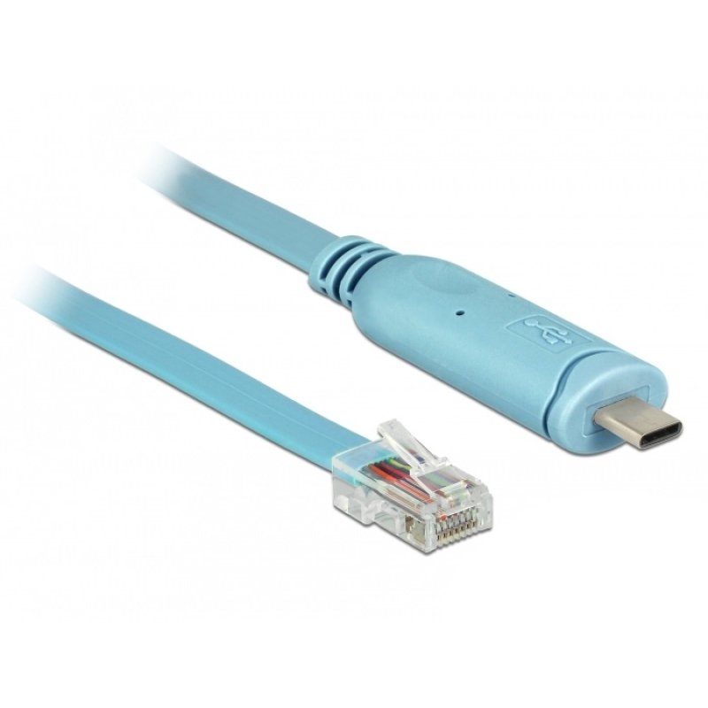 DeLOCK 63914 câble Série Bleu 3 m USB Type-C RJ45