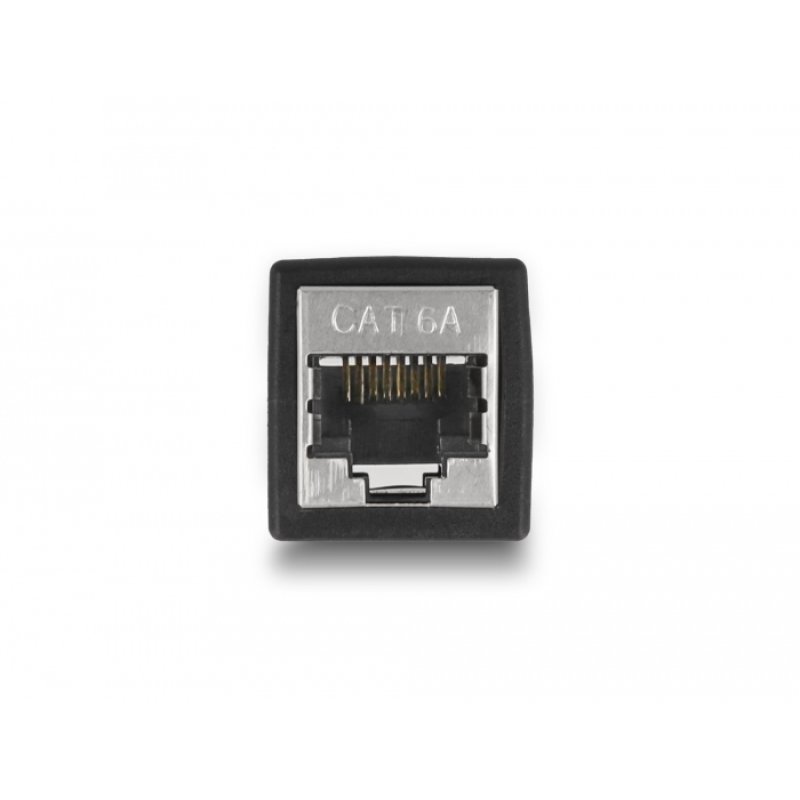 DeLOCK Adapter RJ45 jack to RJ45 jack Cat.6A black