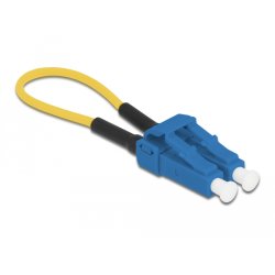 DeLOCK Adaptateur à boucle de fibre optique LC / UPC, mode simple, bleu