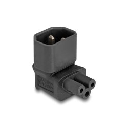 DeLOCK Adaptateur d’alimentation IEC 60320 - C14 à C5, mâle / femelle, 2,5 A, angulé 90°