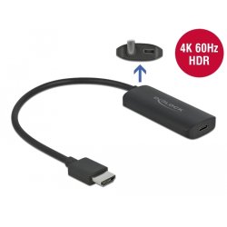 Delock Adapter HDMI-A Stecker zu USB Type-C™ Buchse (DP Alt Mode) 4K 60 Hz