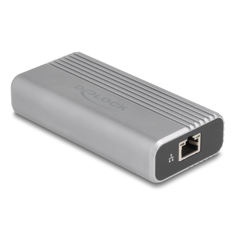 Delock USB 40 Gbps USB Type-C™ Netzwerk Adapter 10 Gigabit LAN 1 x RJ45