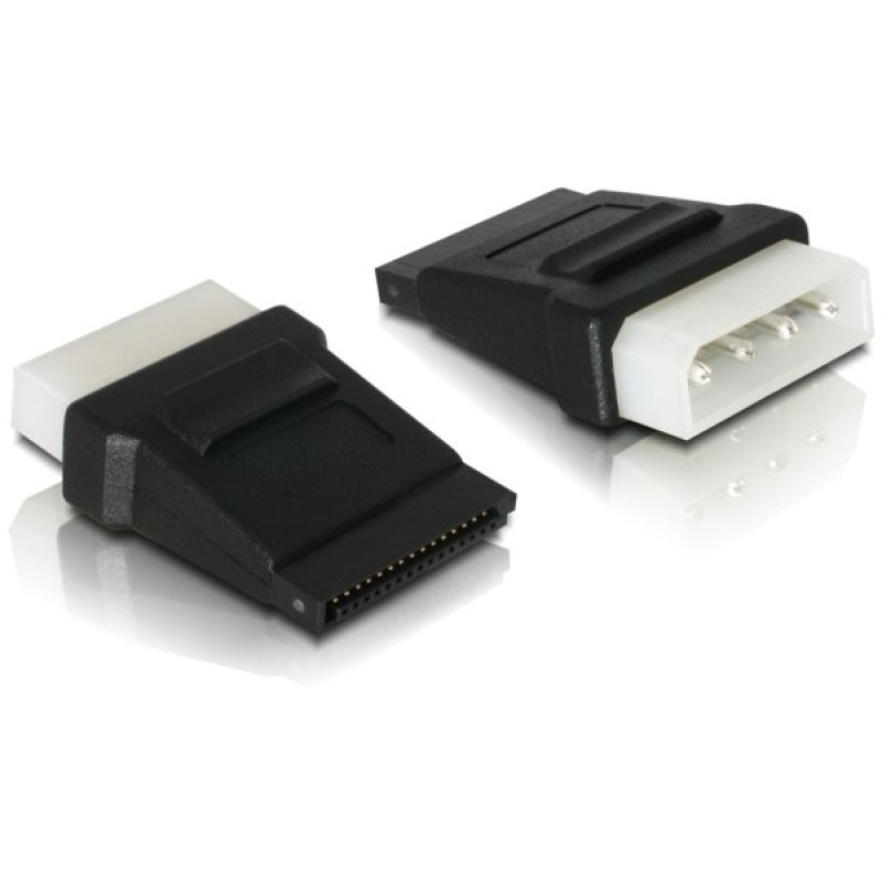 DeLOCK Cable Power SATA HDD 4pin male Noir