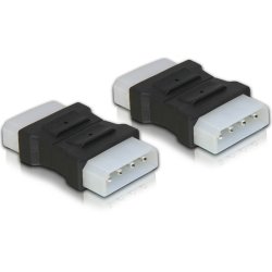 DeLOCK 65044 changeur de genre de câble 4-pin Molex Noir