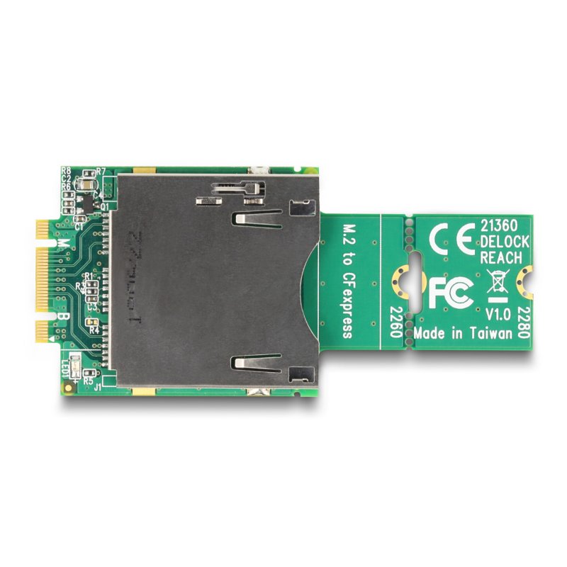 DeLOCK Adapter M.2 Key B M male to CFexpress Slot