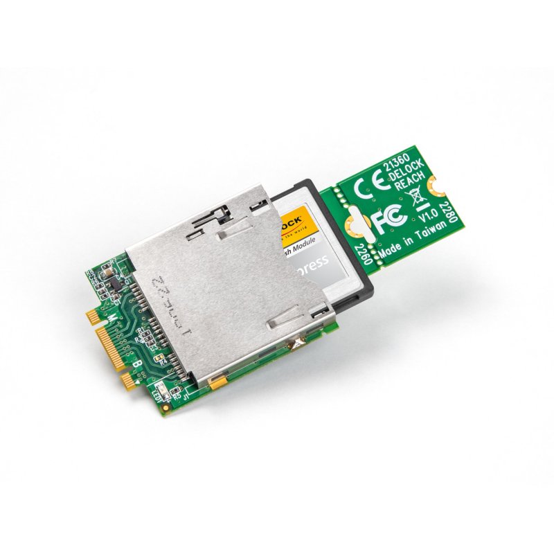 DeLOCK Adaptateur M.2 clé B M mâle vers Emplacement CFexpress