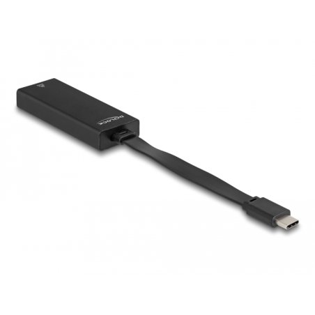 Delock USB Type-C™ Adapter zu Gigabit LAN 1 x RJ45 slim ASIX