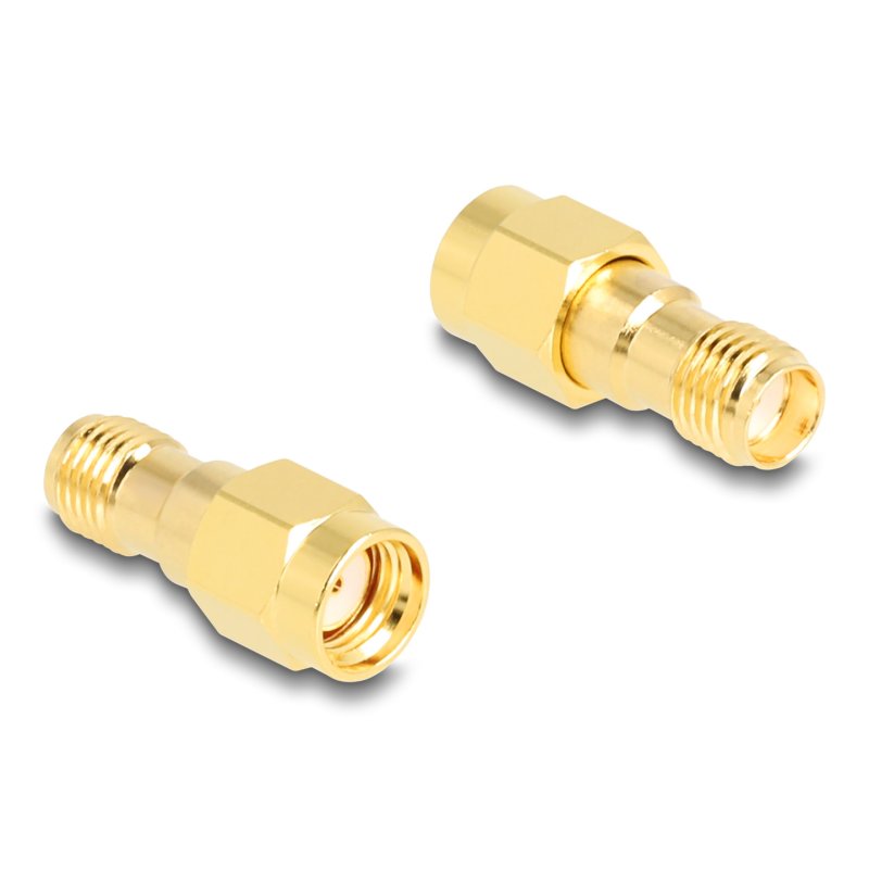Delock Adapter RP-SMA Stecker zu SMA Buchse HBI59-1