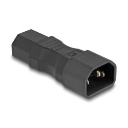 Delock Netzadapter IEC 60320 - C14 auf C13, Stecker / Buchse, 10 A, gerade
