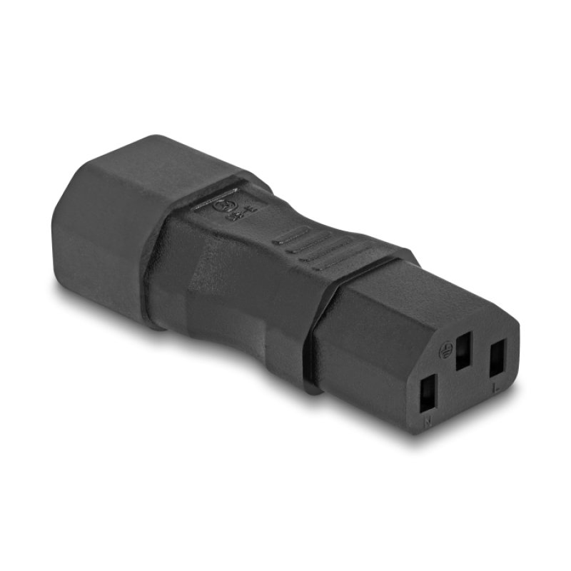 Delock Netzadapter IEC 60320 - C14 auf C13, Stecker / Buchse, 10 A, gerade
