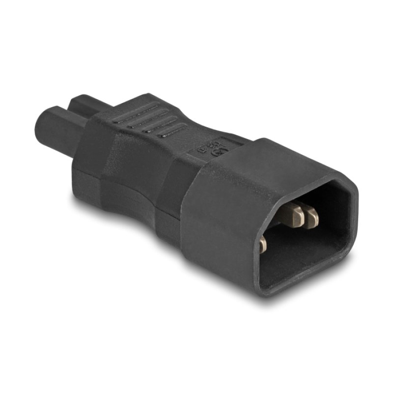 Delock Netzadapter IEC 60320 - C14 auf C7, Stecker / Buchse, 2,5 A, gerade