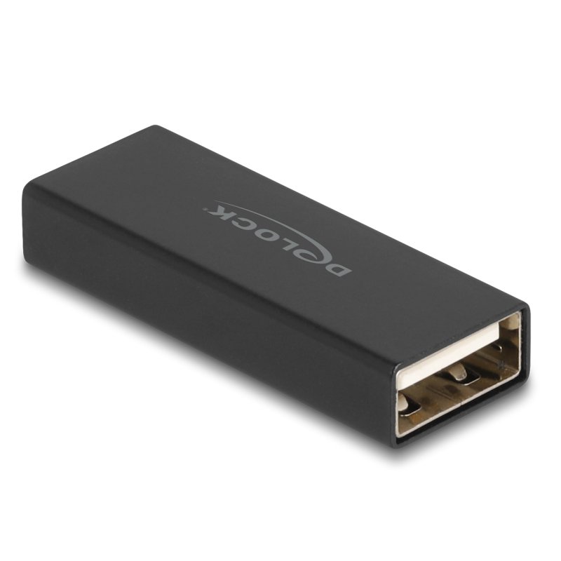 Delock Adapter Gender Changer USB 2.0 Typ-A Buchse zu Buchse Metall