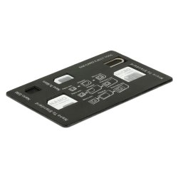 Delock 4 in 1 SIM Karten Adapter Set