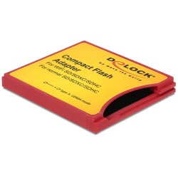 Delock Compact Flash Adapter für iSDIO (WiFi SD), SDHC, SDXC Speicherkarten